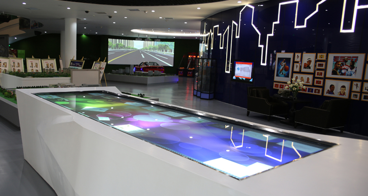 企業(yè)展廳設(shè)計，互動多媒體展示