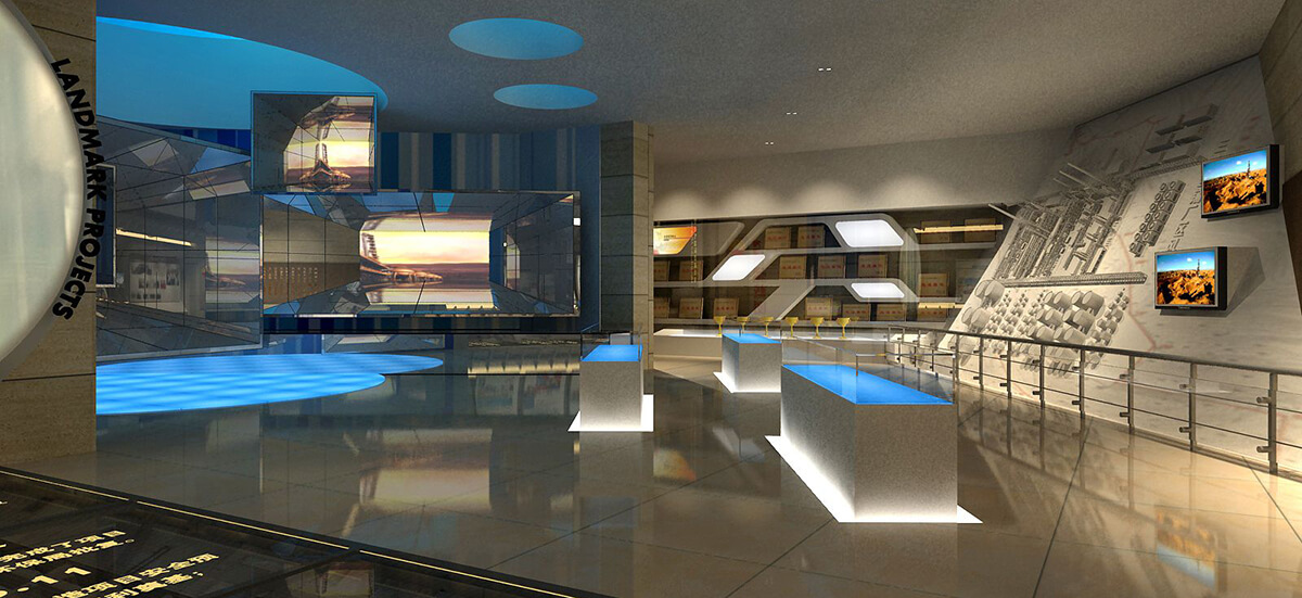 經(jīng)濟(jì)展廳，人文展廳